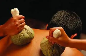 Authentic Patra Pinda Sweda and Elakizhi Herbal Bolus Potli Massage at Shri Vishwavedhika Clinic Kharadi Pune